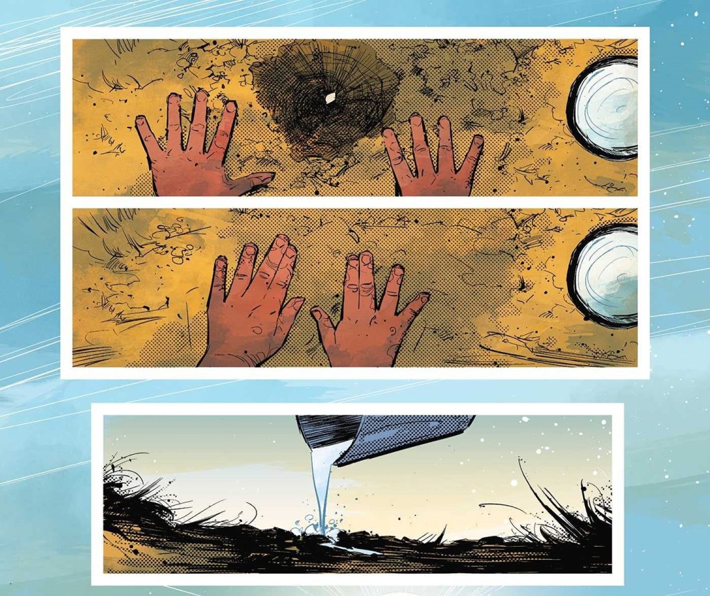 RESONANT BOOK COMIC HORROR THRILLER POST-APOCALYPTIC SEQUENTIAL ART DAVID ANDRY ALEJANDRO ARAGON JASON WORDIE DERON BENNETT VAULT COMICS