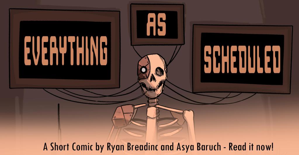 Everything as Scheduled Short Comic Ryan Breadinc Books Asya Baruch